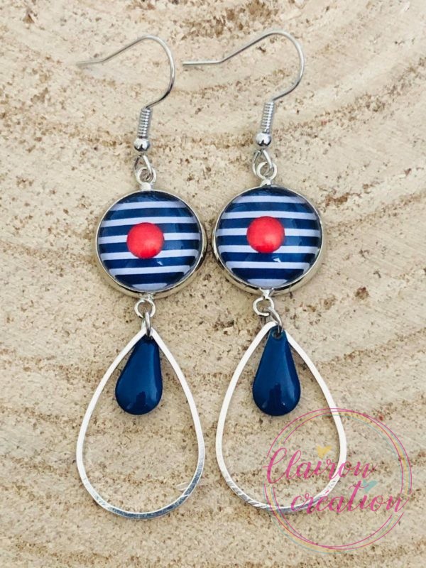 Boucles pendantes Marin (2)