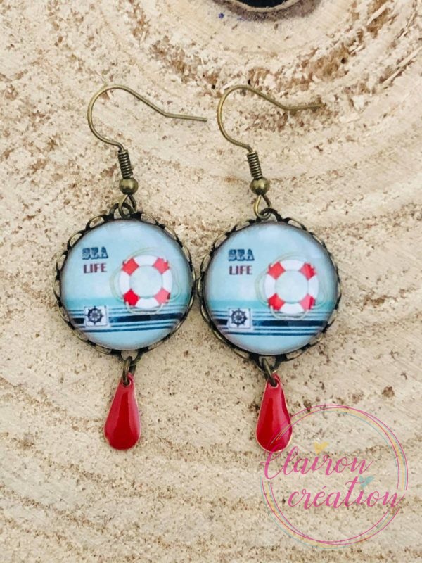 Boucles pendantes Marin (11)
