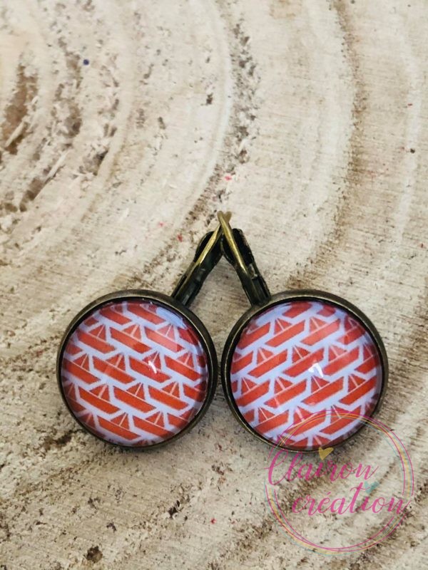 Boucles dormeuses marin (148)