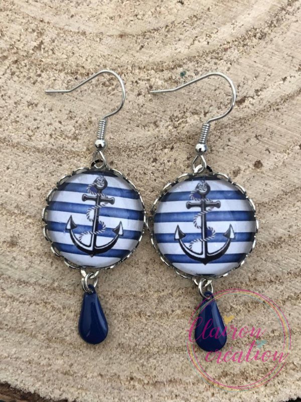 Boucles pendantes Marin (8)