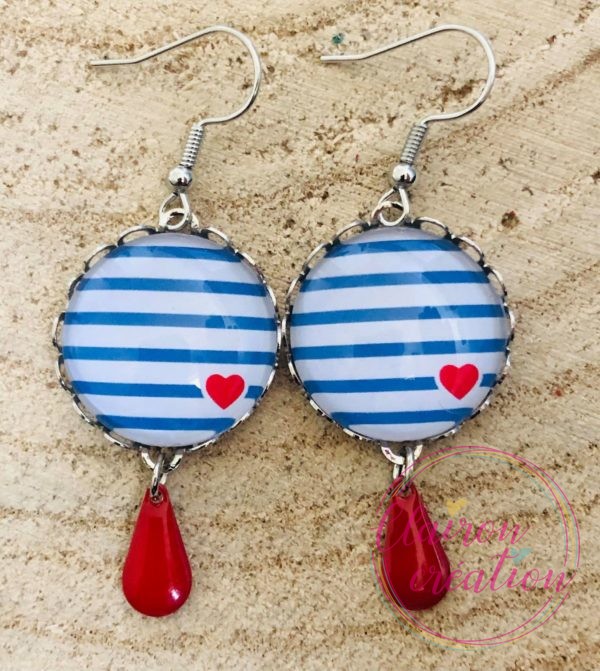 Boucles pendantes Marin (10)