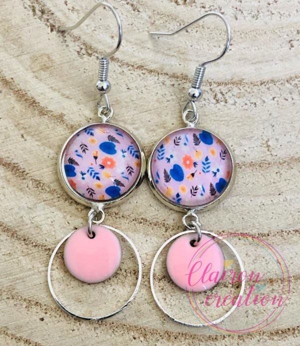 Boucles pendantes nature (3)