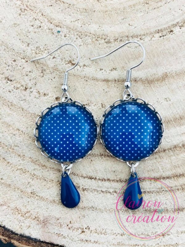 Boucles pendantes pois (7)