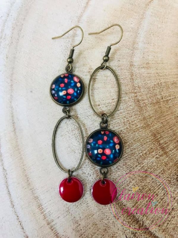 Boucles Inversées Fleurs (2)