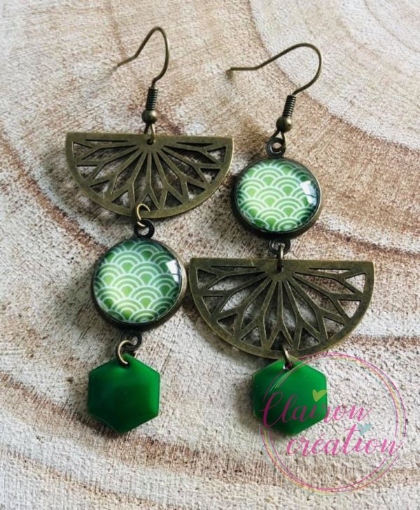 Boucles Inversées Fleurs (10)