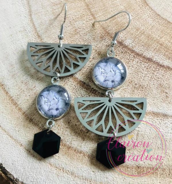 Boucles Inversées Fleurs (6)