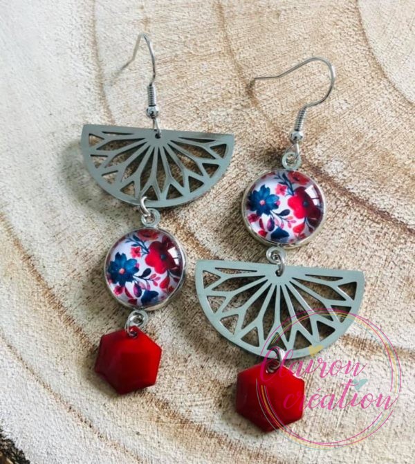 Boucles Inversées Fleurs (5)