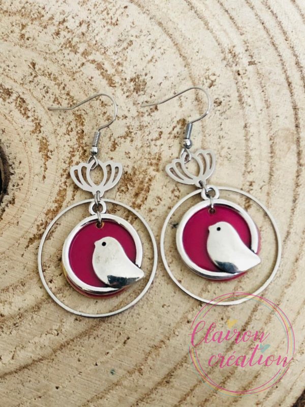 Boucles Argentées Piou piou Géant (1)