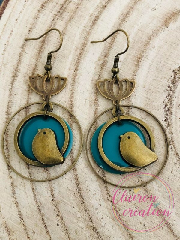 Boucles Cuivrées Piou piou Géant (6)