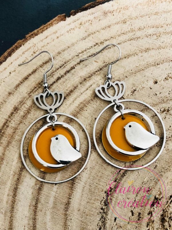 Boucles Argentées Piou piou Géant (2)