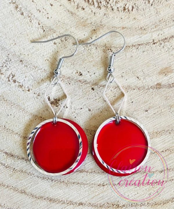 Boucles Sofia Rouges