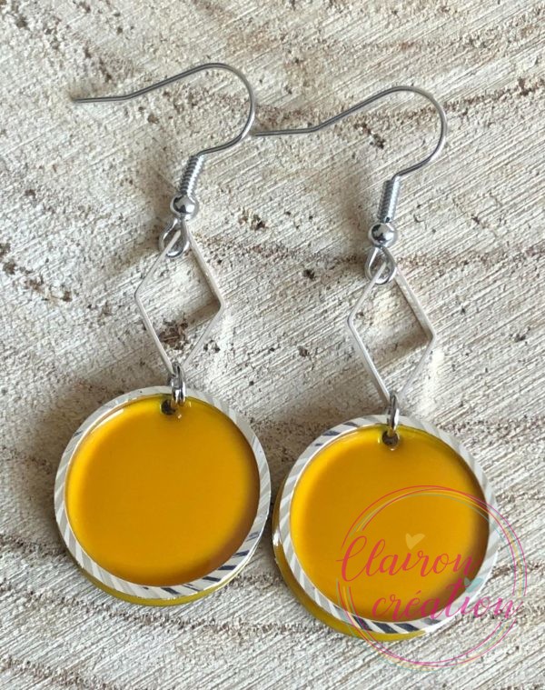 Boucles Sofia Moutardes
