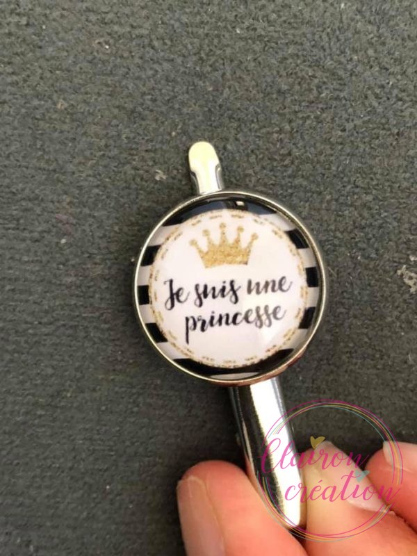 Barrette Je suis une princesse