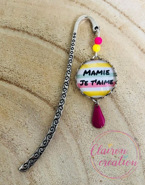 Marque Page Mamie je t'aime
