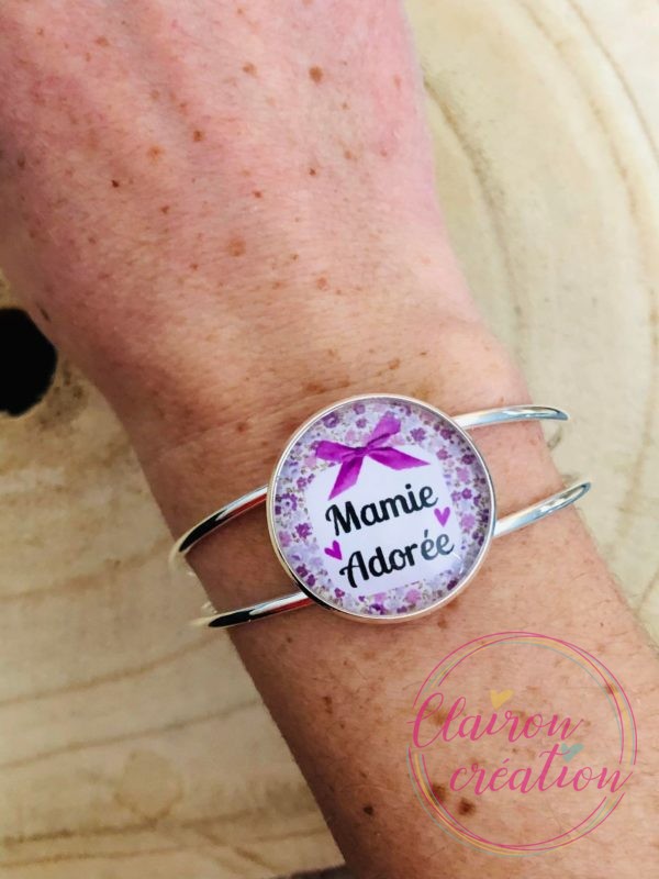 Bracelet Manchette Mamie adorée