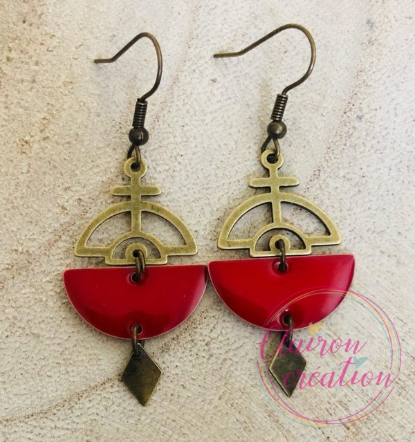 Boucles Namata Rouge