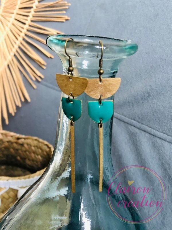 Boucles Namek Bleu Vert