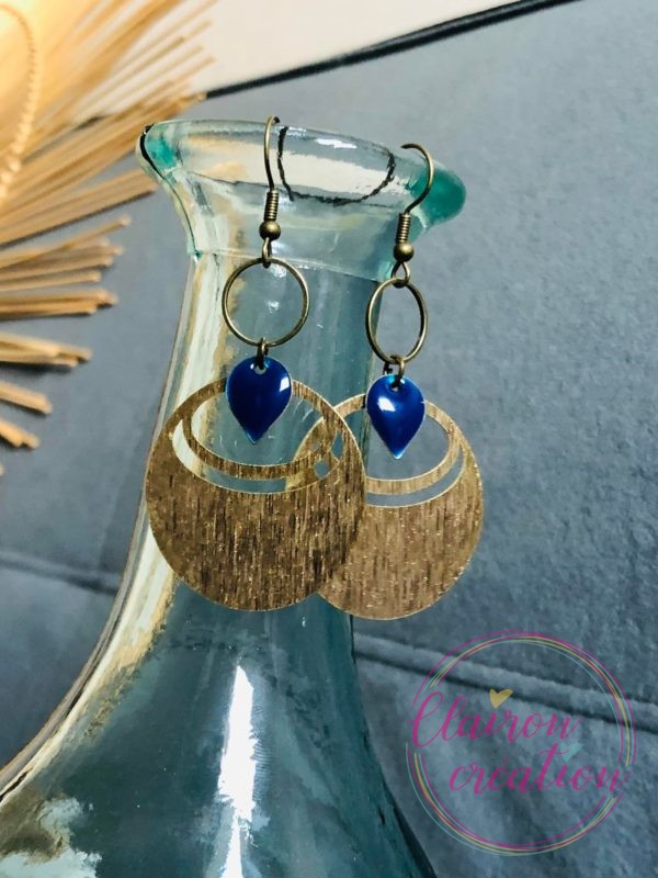 Boucles Azteca Bleu