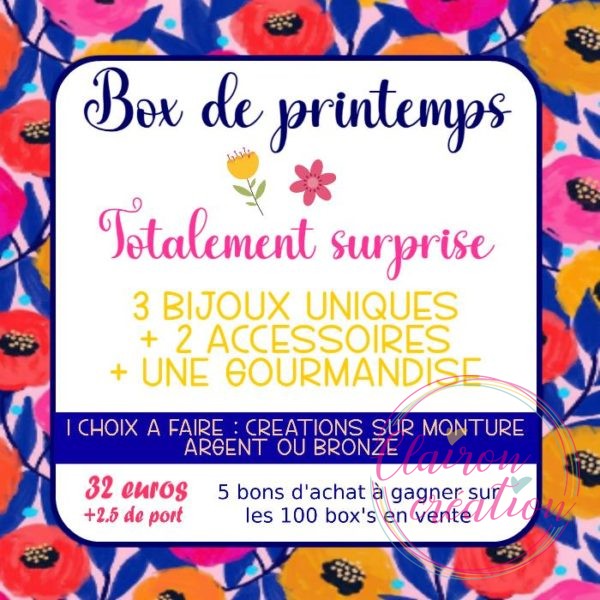 🌸 La BOX surprise de Printemps -  2022 - 🌸