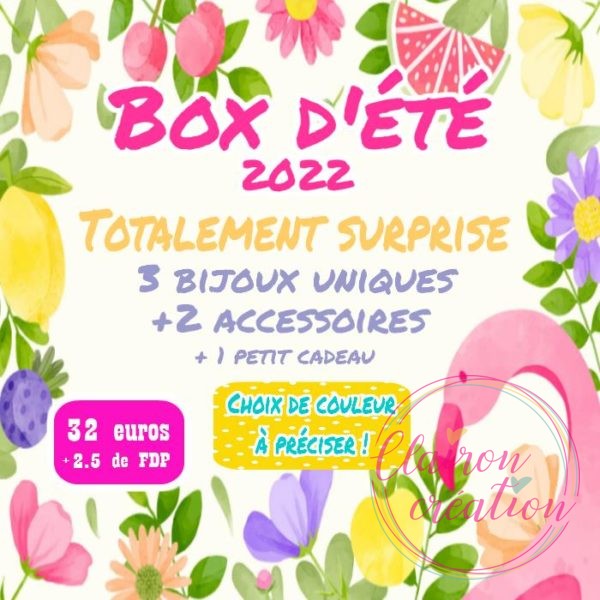 🦜 La BOX surprise d'ETE - 2022 - 🦜