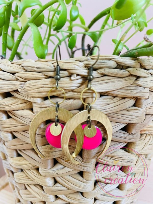 Boucles Elise Rose Flashy