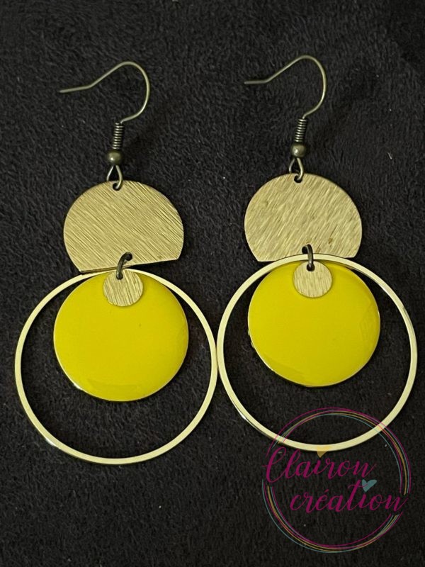 Boucles Angel Jaune