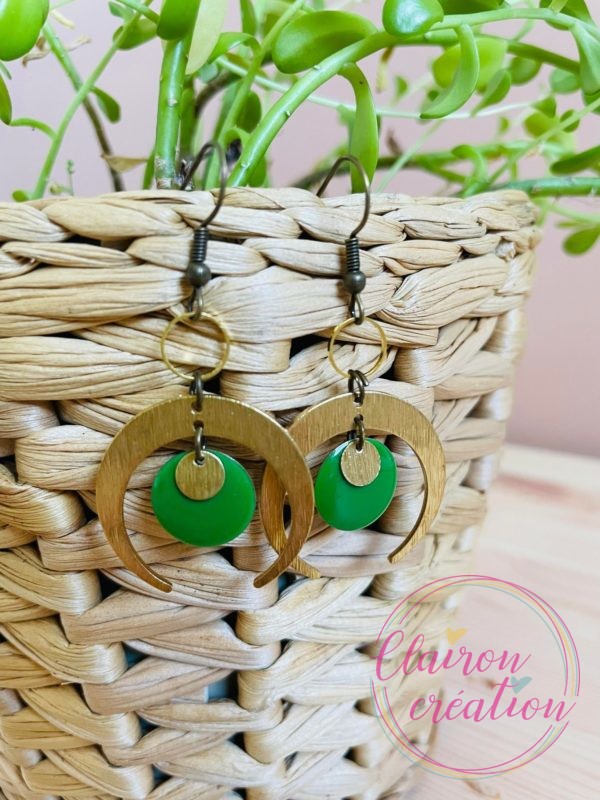 Boucles Elise Vert