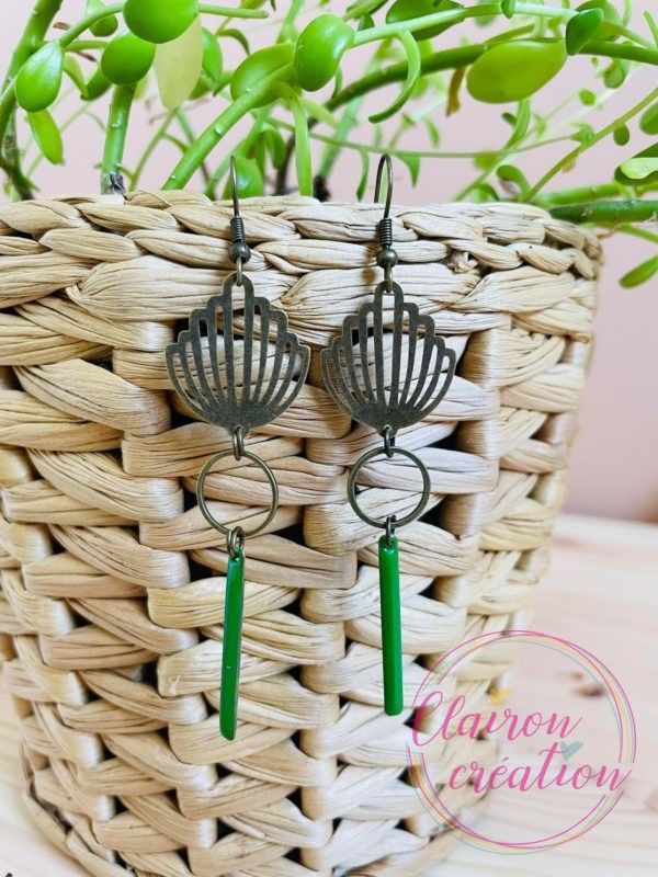 Boucles Marie Vert