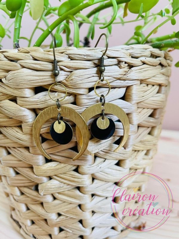 Boucles Elise Noir