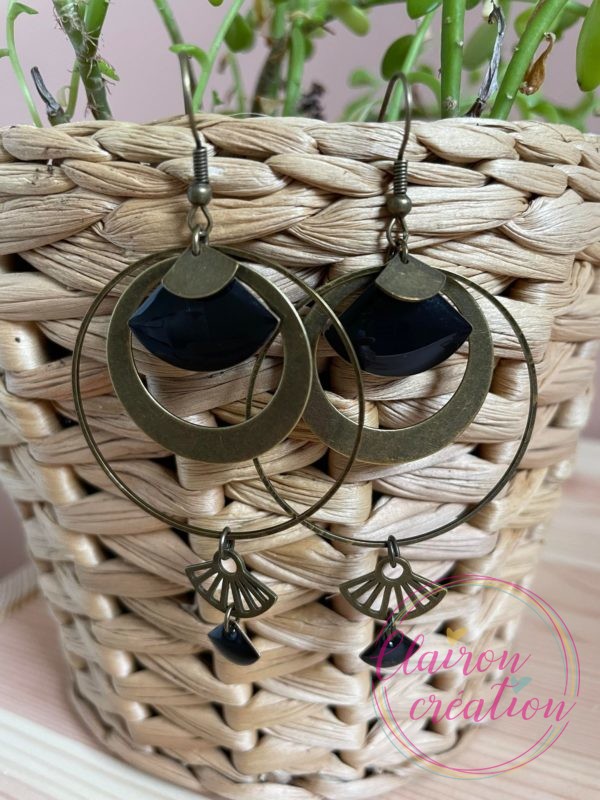 Boucles Camille Noir