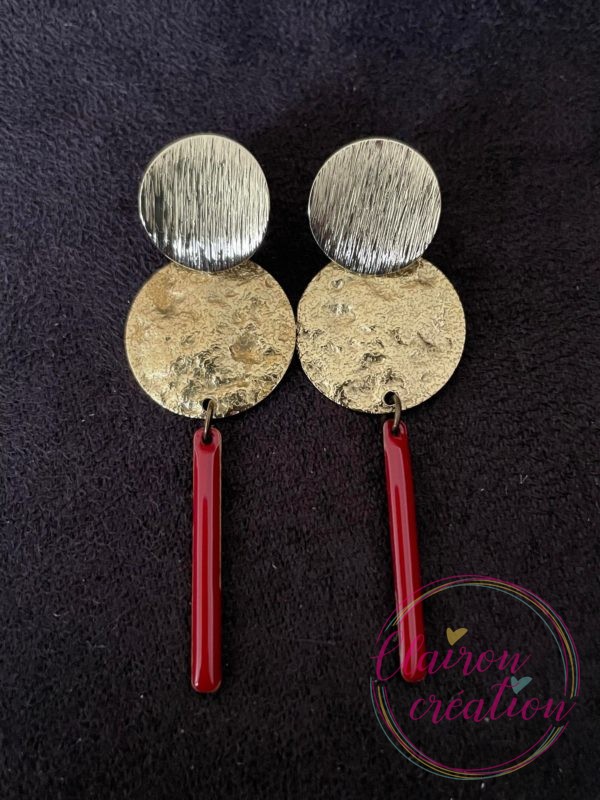 Boucles Zita Rouge