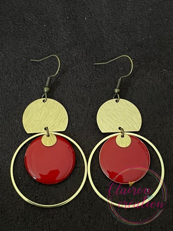 Boucles Angel Rouge