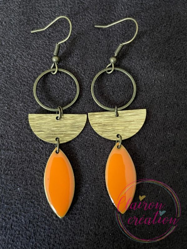 Boucles Aline Orange