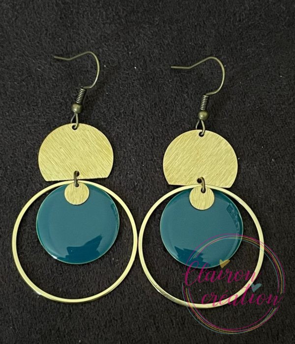 Boucles Angel Bleu Canard