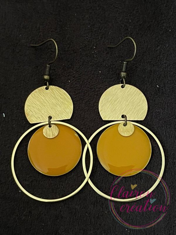 Boucles Angel Moutarde