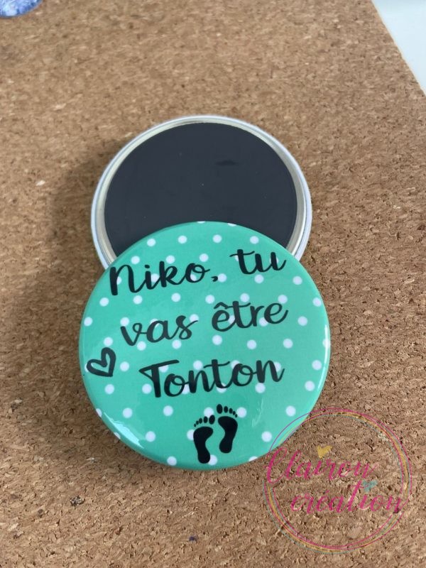 Magnet Tu vas être tonton