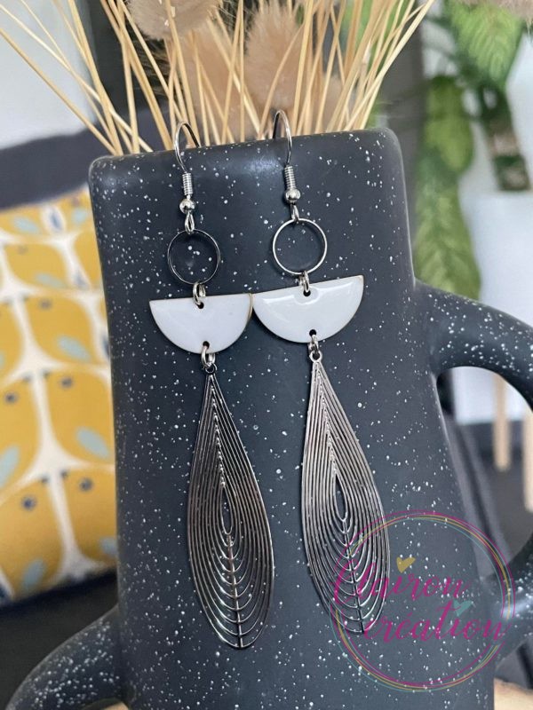 Boucles Nefertiti Blanc