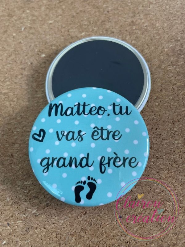 Magnet Tu vas être Grand Frère