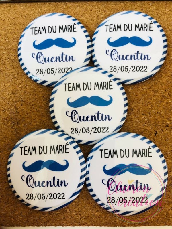 Badge Team du Marié
