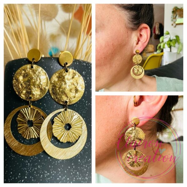 Les boucles Elisabeth toutes dorées