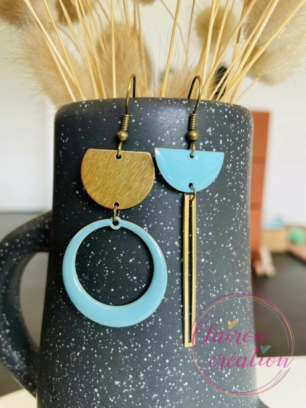 Boucles Asymétriques Bleu Ciel (66)