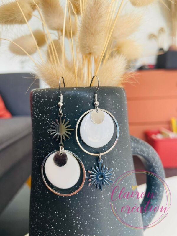 Boucles Asymétriques Blanche (77)