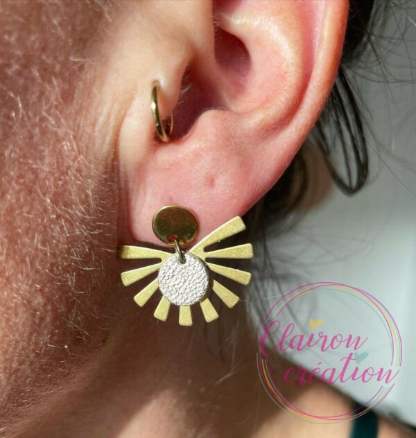 Boucles Cuir et Or (5)