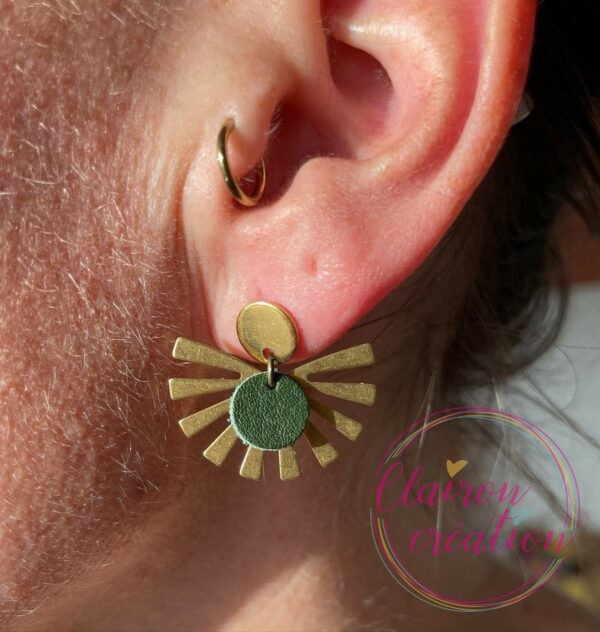 Boucles Cuir et Or (6)