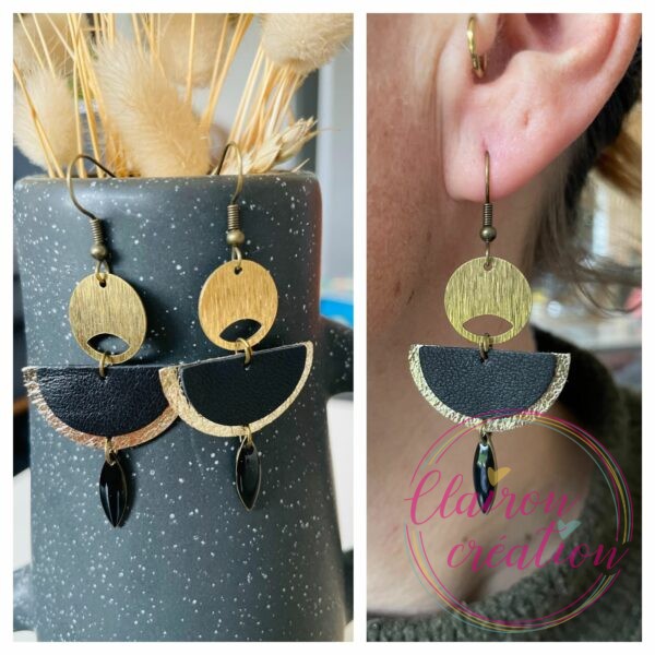 Boucles Cuir Inaya