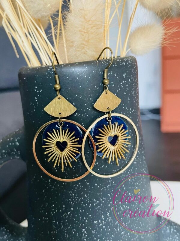 Boucles Coeur Dorées (11)