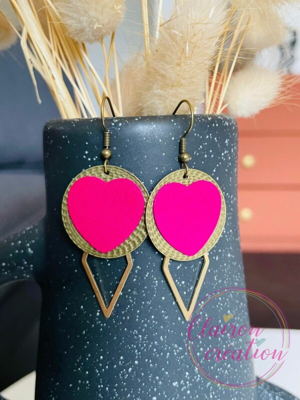 Boucles Coeur Dorées (2)