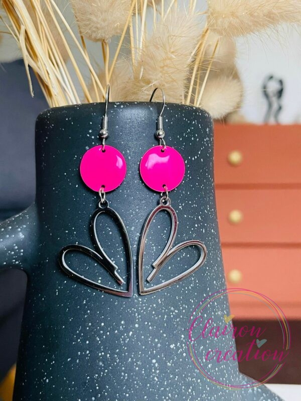 Boucles Coeur Argentées (5)