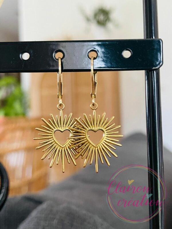 Boucles Coeur Dorées (14)