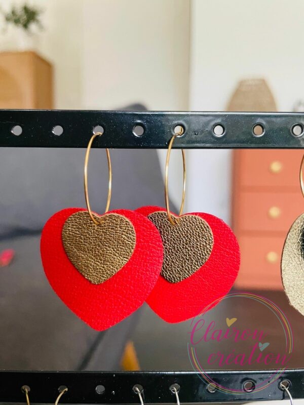 Boucles Coeur Dorées (7)